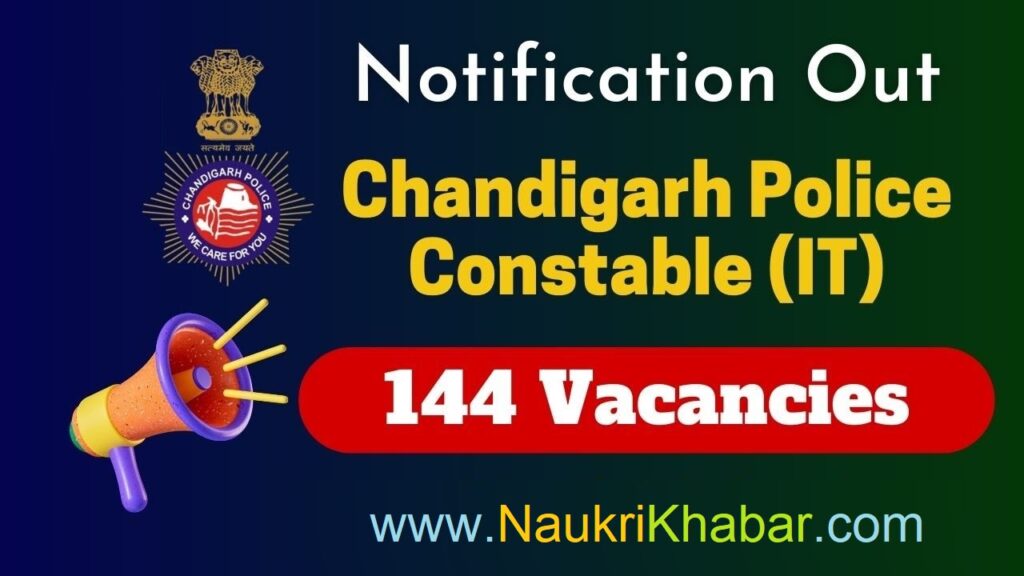 Chandigarh Police Constable Recruitment 2024 Apply For 144 Posts At   Nk 1024x576 